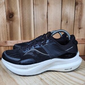 Saucony Tempus‎ Running Shoes Womens Size 9.5 Black White PWRRUN Stability